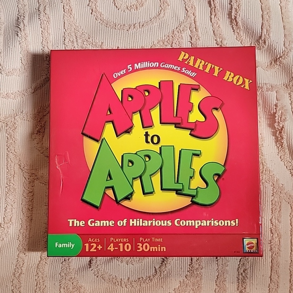 Apples to Apples 🍎 The Game of Hilarious Comparisons. Party Box, Ages 12+